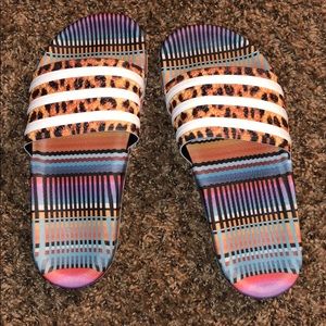 Women’s Multicolor Adidas Slides